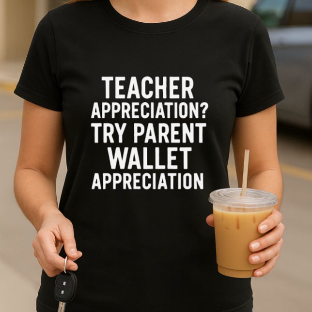 T-shirt Appréciation de l'enseignant par rapport à Appréci (Créateur téléchargé)
