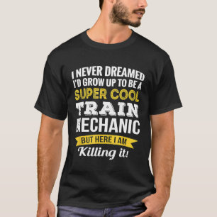 T-shirt Appréciation de Mécanicien de Train