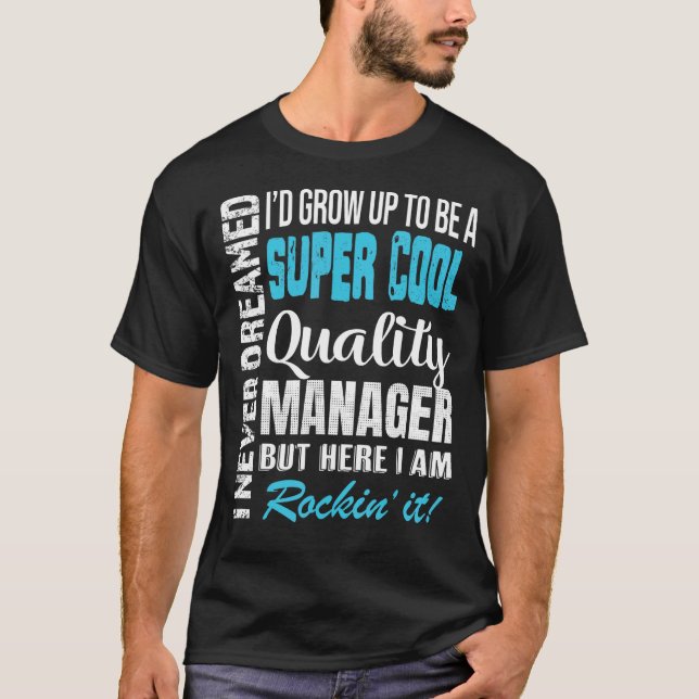 T-shirt Appréciation de Quality Manager (Devant)
