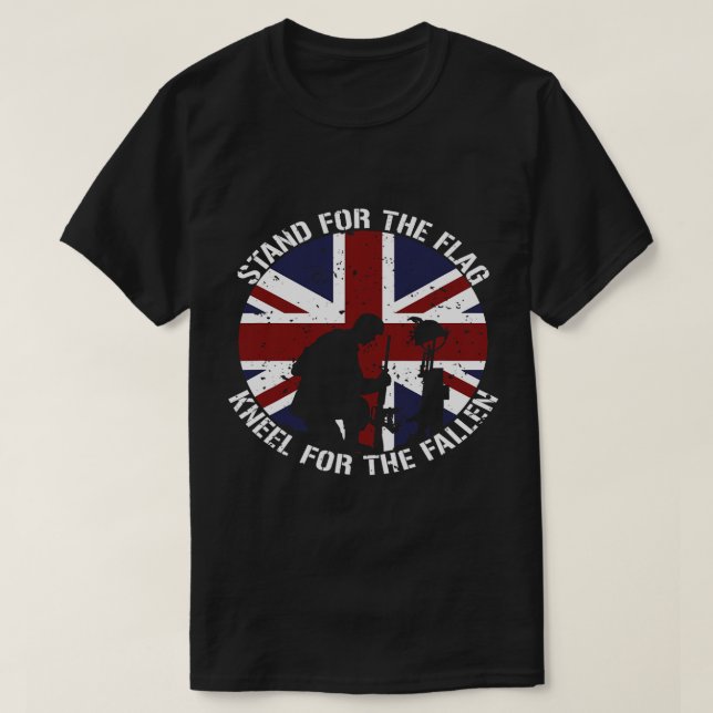 T-shirt Appréciation des anciens combattants de l'armée br (Design devant)