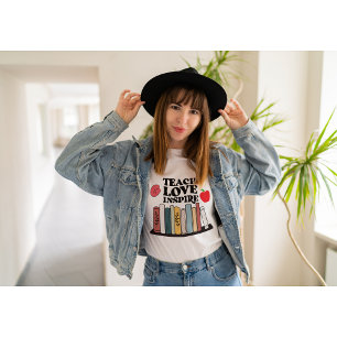 T-shirt Appréciation des enseignants Enseigner Amour Inspi