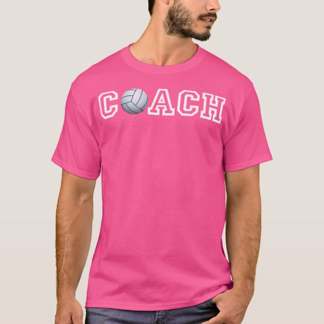 T-shirt Appréciation Des Entraîneurs De Volleyball (Devant)