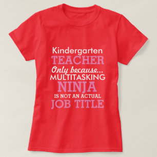 T-shirt Appréciation drôle de maître d'école de jardin