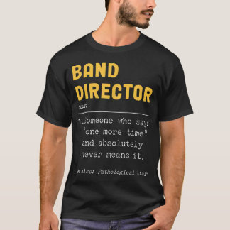 T-shirt Appréciation drôle pour le directeur de la fanfare
