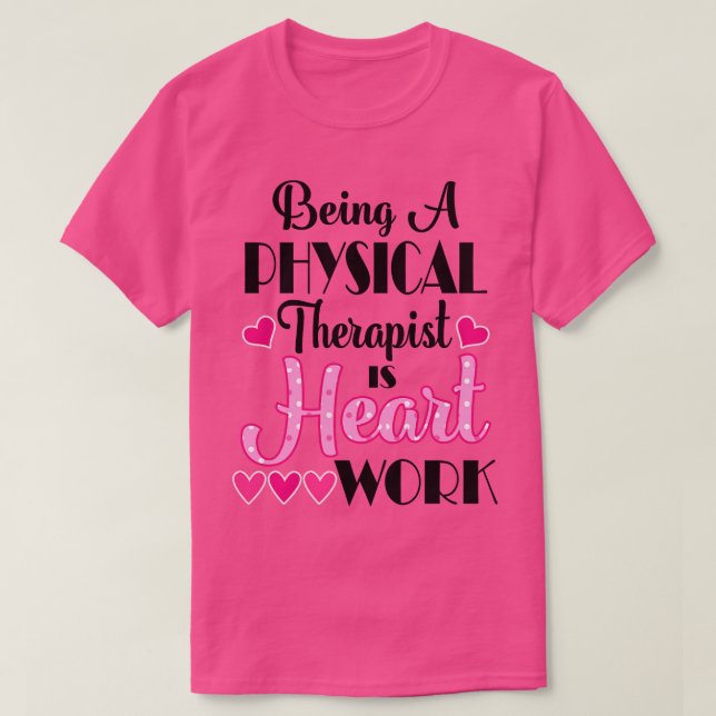 T-shirt Appréciation du physiothérapeute (Design devant)