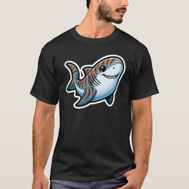 T-shirt Appréciation du requin tigre (Devant)