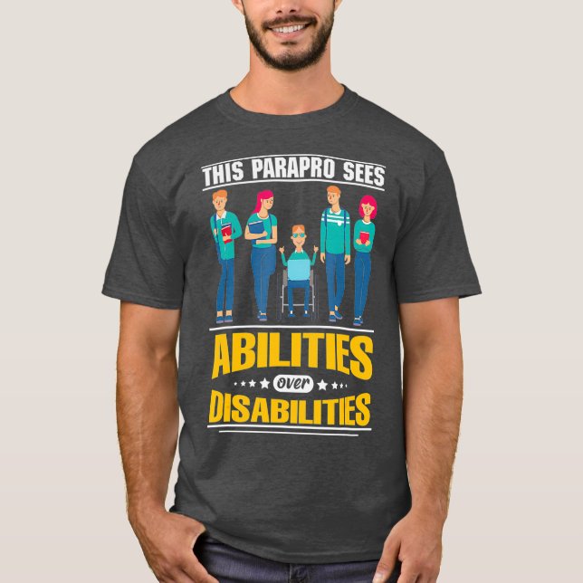 T-shirt Appréciation paraprofessionnelle Étudiant spécial (Devant)