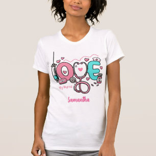 T-shirt Appréciation personnalisée de l'infirmière Valenti
