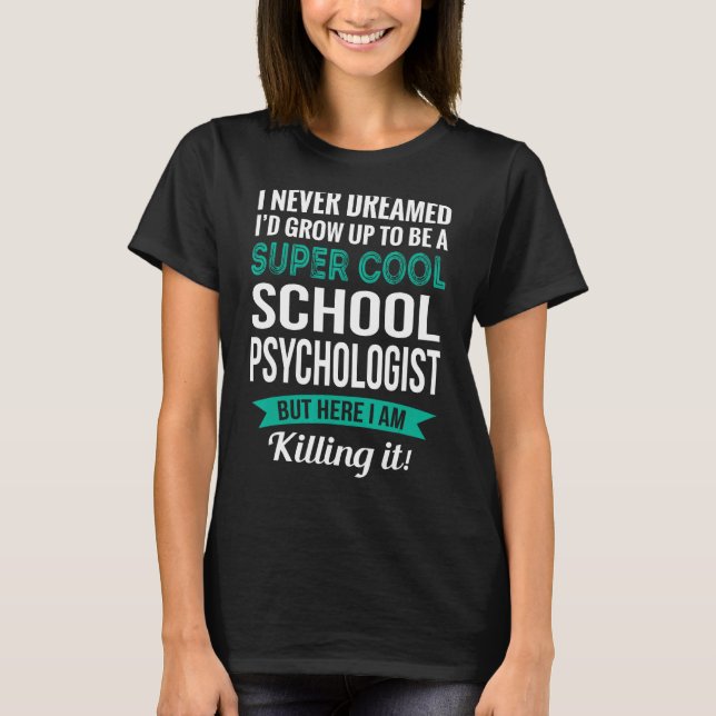 T-shirt Appréciation psychologue scolaire (Devant)