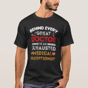 T-shirt Appréciation réceptionniste Médicale expirée