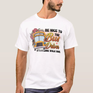 T-shirt Appréciez Le Conducteur De Bus