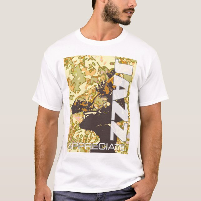 T-shirt Appréciez le jazz 2 (Devant)