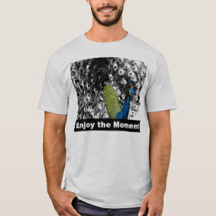 T-shirt Appréciez le moment 2 - paon