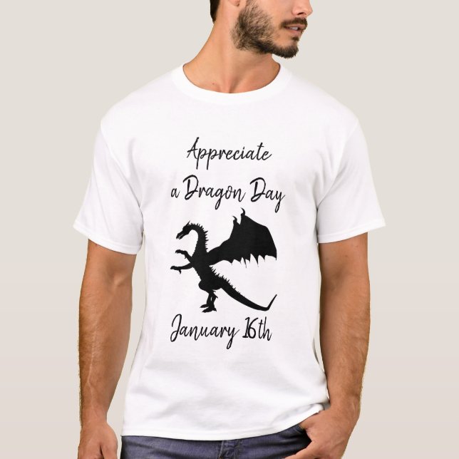 T-shirt Appréciez une chemise de vacances dragon Day Funny (Devant)