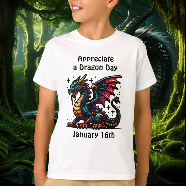 T-shirt Appréciez une chemise de vacances dragon Day Funny (Créateur téléchargé)