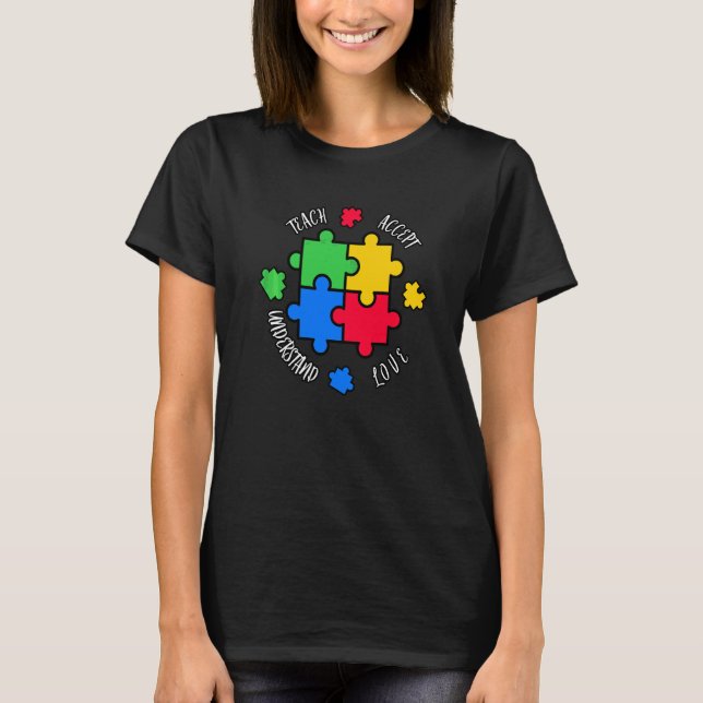 T-shirt Apprendre à accepter l'amour Comprendre Avril Auti (Devant)