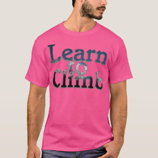 T-shirt Apprendre à grimper
