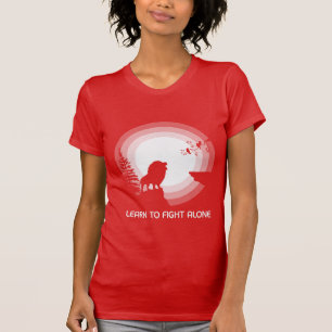 T-shirt Apprendre à se battre seul – Lion sous la lumière