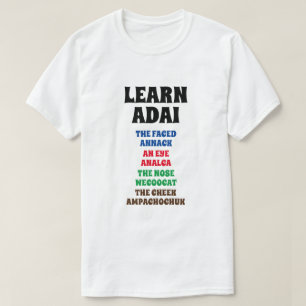 T-shirt Apprendre Adai - Face, Oeil, Nez, Joue