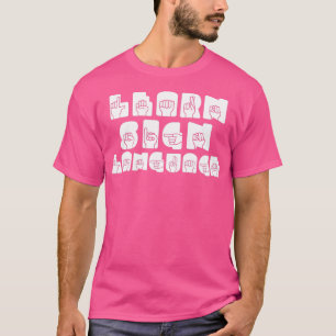 T-shirt Apprendre la langue des signes ASL