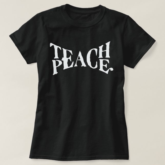 T-SHIRT APPRENDRE LA PAIX (Design devant)