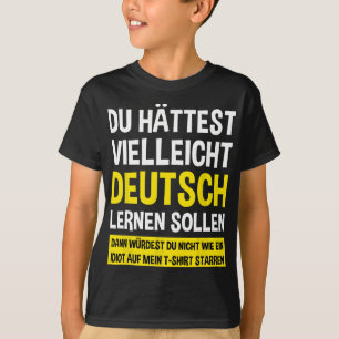 T-shirt Apprendre l'allemand - Drôle Allemagne Allemand-A