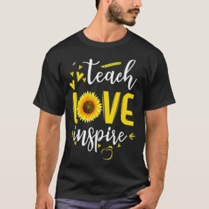 T-shirt Apprendre L'Amour Et Inspirer Professeur Tournesol