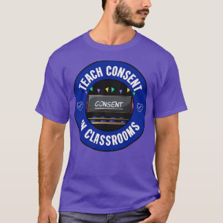 T-shirt Apprendre Le Consentement Dans Les Salles De Class
