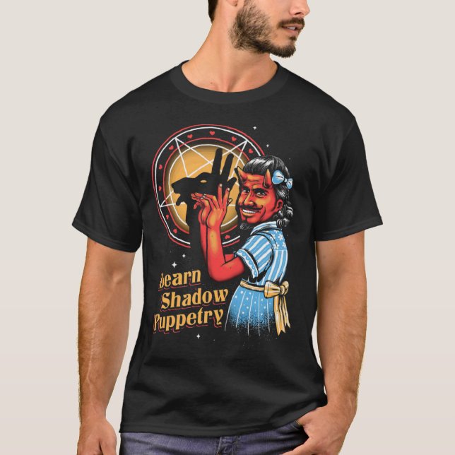 T-shirt apprendre l'ombre de l'élève Witchcraft Grunge Emo (Devant)