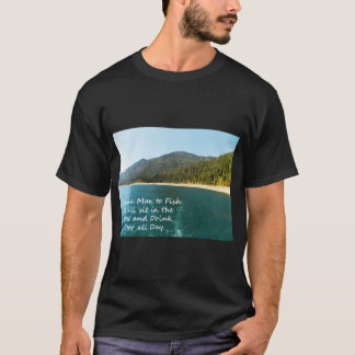T-shirt Apprenez à un homme à pêcher...