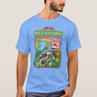 T-shirt Apprenez-en davantage sur le garçon du recyclage