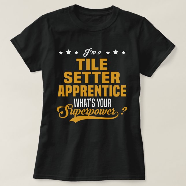 T-shirt Apprentice de la plaque (Design devant)