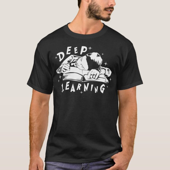 T-shirt Apprentissage profond Données Informatique Program (Devant)