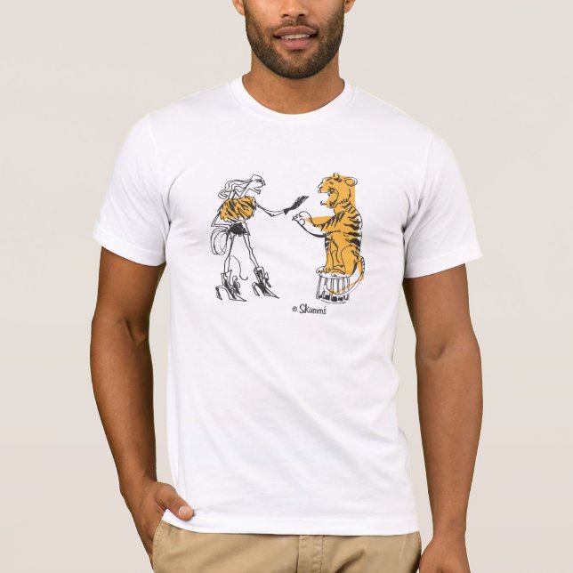 T-shirt Apprivoiser le tigre (Devant)