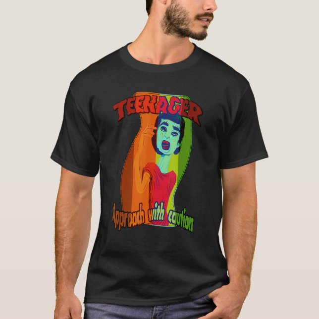 T-shirt Approche ADOLESCENTE avec prudence 02 (Devant)