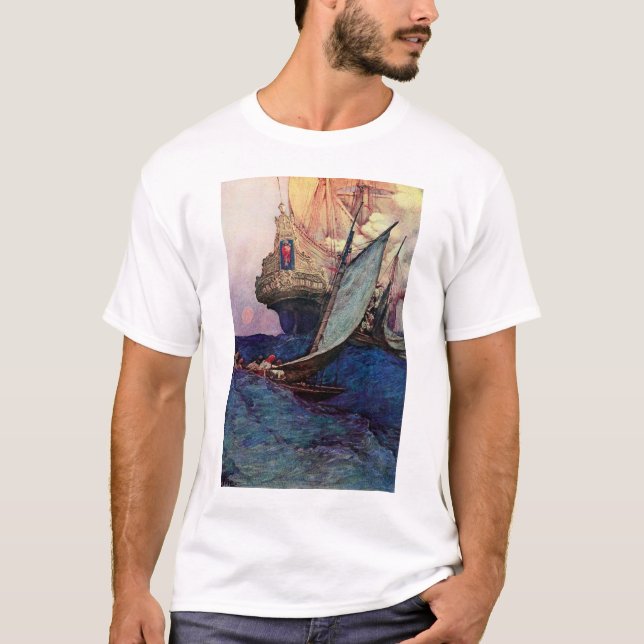T-shirt Approche de bateau (Devant)