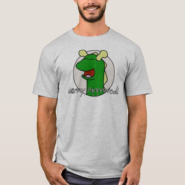 T-shirt Approuvé Wormy ! (Devant)