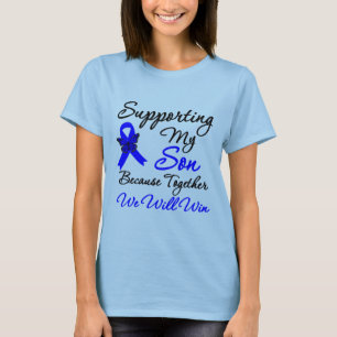 T-shirt Appui de cancer du colon (fils)