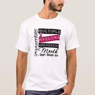 T-shirt Appui de mois de conscience de myélome multiple