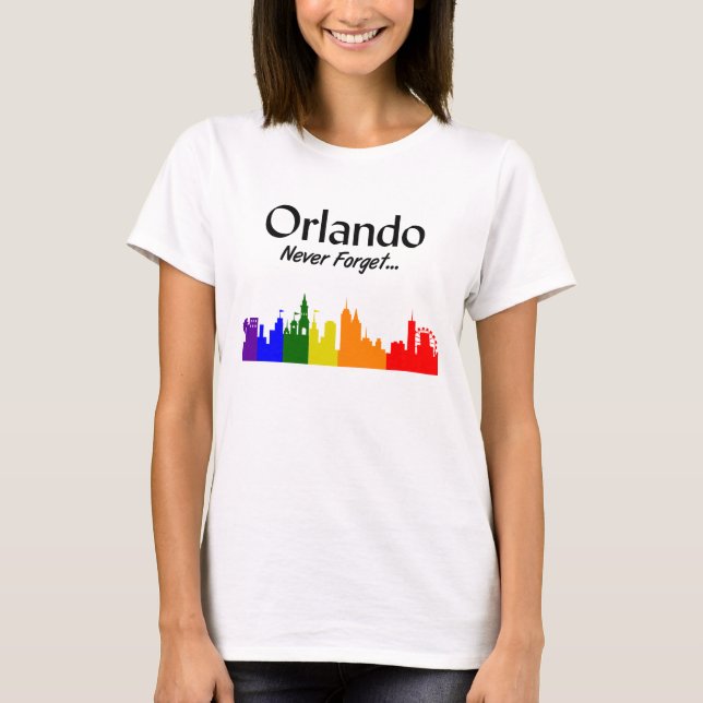 T-shirt Appui d'Orlando la Floride (Devant)