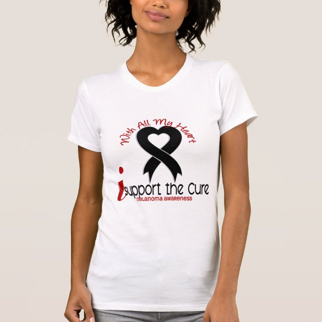 T-shirt Appui du mélanome I le traitement (Devant)