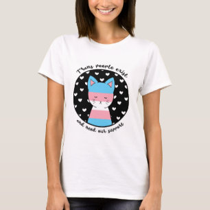 T-shirt Appui Kitty de transsexuel