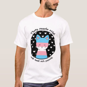 T-shirt Appui Kitty de transsexuel