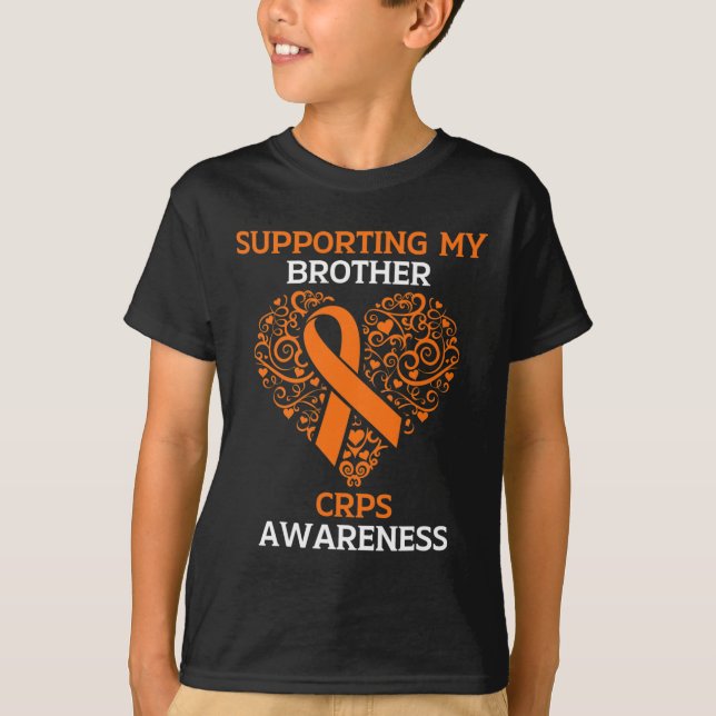 T-shirt Appuyer Mon Frère Rsd Crps Mois De Sensibilisation (Devant)