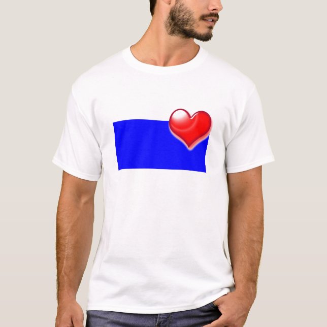 T-shirt Appuyer notre police (Devant)