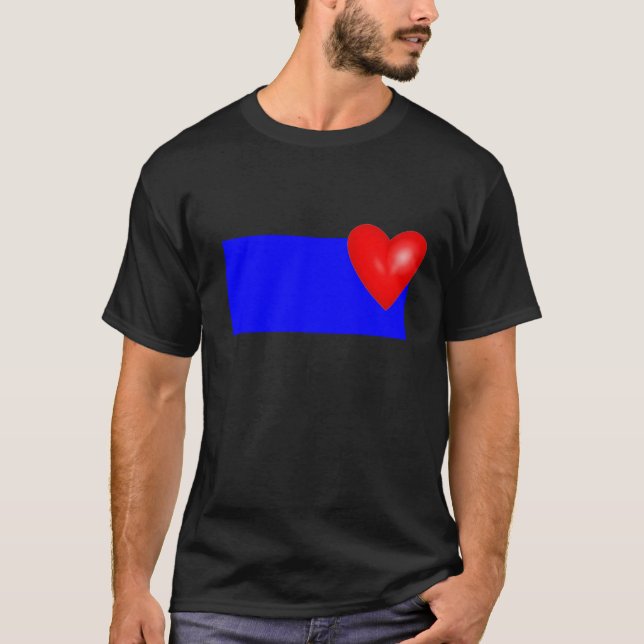 T-shirt Appuyer notre police (Devant)