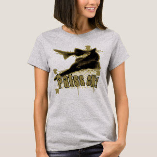 T-shirt Appuyer sur