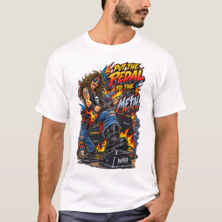 T-shirt Appuyer sur le champignon