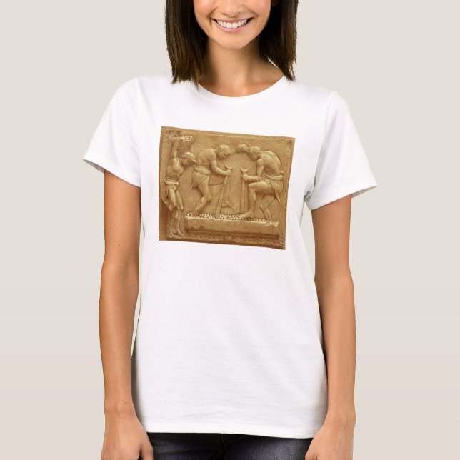 T-shirt Appuyer sur les raisins (marbre) (Devant)
