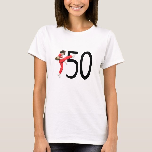 T-shirt Appuyez sur 50 (Devant)